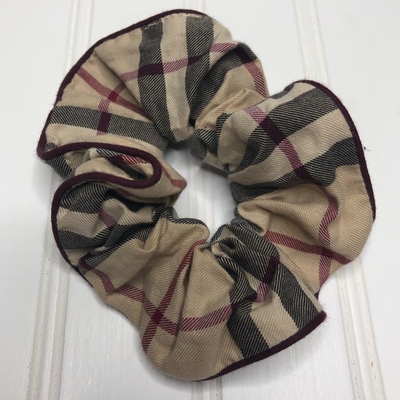 burberry hair scrunchie
